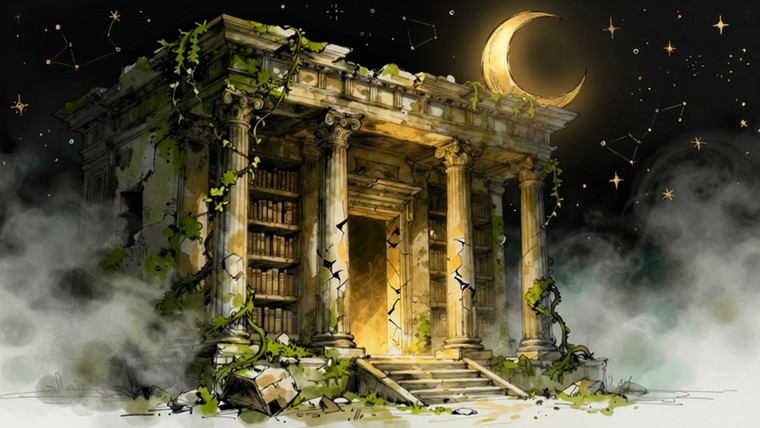 The mystical Library of Alexandria